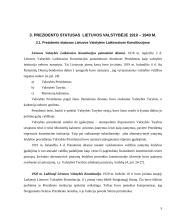 Lietuvos Respublikos Prezidentas ir jo teisinė padėtis 5 puslapis