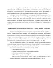 Lietuvos Respublikos Prezidentas ir jo teisinė padėtis 6 puslapis