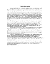 Cultural life in town