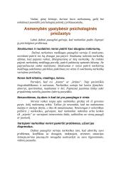 Narkotikų vartojimo priežastys 5 puslapis