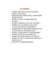Narkotikų vartojimo priežastys 10 puslapis