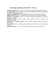 Psichologijos mokslo pradininkai ir priešistorė 11 puslapis