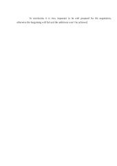 The summary of the negotiation 2 puslapis