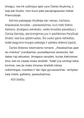 Č. Dikensas "Pasakojimas apie du miestus" 3 puslapis