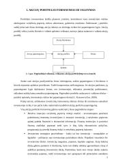 Akcijų portfelio sudarymo ypatybės. Virtualaus akcijų portfelio sudarymas ir analizė 3 puslapis