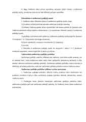 Auditoriaus vardo suteikimas ir jo netekimas 9 puslapis