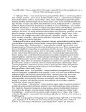 Menininko ir meno kūrybos problemos. Modernioji žmogaus samprata