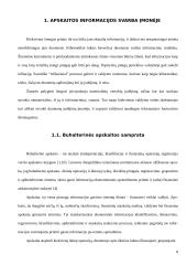 Apskaitos informacijos rengimas ir jos panaudojimas paslaugų rinkai gerinti UAB "Solisun baltic" 7 puslapis