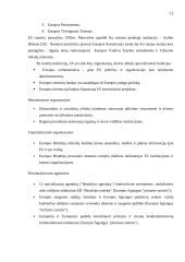Europos Sąjungos (ES) institucijos: išsidėstymas, kompetencija, reikšmė ir aktualumas ir valdymo būdas 12 puslapis