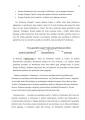 Europos Sąjungos (ES) institucijos: išsidėstymas, kompetencija, reikšmė ir aktualumas ir valdymo būdas 14 puslapis