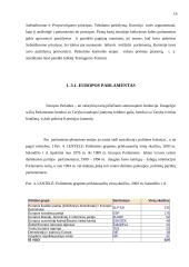 Europos Sąjungos (ES) institucijos: išsidėstymas, kompetencija, reikšmė ir aktualumas ir valdymo būdas 16 puslapis