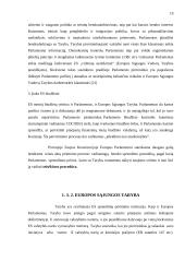 Europos Sąjungos (ES) institucijos: išsidėstymas, kompetencija, reikšmė ir aktualumas ir valdymo būdas 19 puslapis