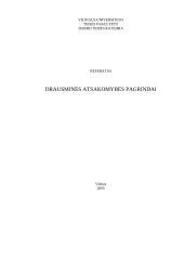 Drausminės atsakomybės pagrindai