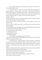 Europos Sąjungos (ES) teisiniai aktai, reglamentuojantys organinių atliekų tvarkymą ir perdirbimą 9 puslapis