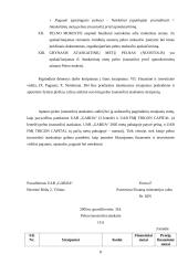 Finansinė ir investicinė veikla. Pagautė. Netekimai 8 puslapis