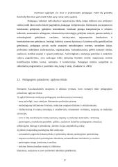 Pedagogų (auklėtojų) profesinis pašaukimas ir jo raiška 16 puslapis