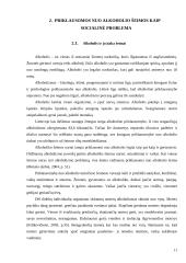 Priklausomų nuo alkoholio šeimų vaikų gyvenimo kokybės analizė 11 puslapis