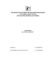 Verslo planas: šildymo paslaugų UAB "Šilta svajonė"