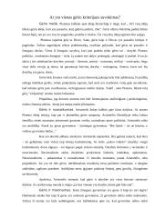 Ar yra vienas gėrio kriterijaus suvokimas? 3 puslapis