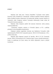 Lietuvos Respublikos Vyriausybės teisinė padėtis: formavimo tvarka, kompetencija ir atskaitomybė 3 puslapis