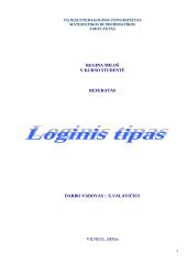 Loginis tipas