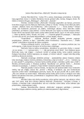 Justino Marcinkevičiaus „Mažvydo“ ištraukos interpretacija