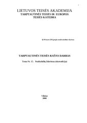 Nusikaltėlių išdavimas (ekstradicija)