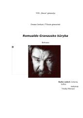 Romualdo Granausko kūryba