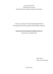 Pasaulio finansų krizės pasekmės Lietuvai