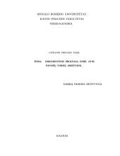 Dokumentinis procesas, esmė, jo ir panašių formų skirtumai