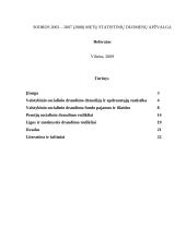 Sodros statistinių duomenų apžvalga