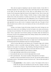 Starting a new business. Risk and benefit 2 puslapis