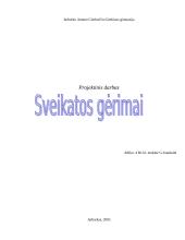 Sveikatos gėrimai