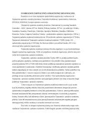 Tarptautinės apskaitininkų organizacijos ir jų įtaka Lietuvos apskaitos sistemai 4 puslapis