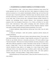 Žemės derlingumo ir mažėjančio derlingumo tendencijos tyrimas A. Maršalo veikale "Ekonomikos teorijos principai" 3 puslapis