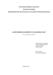 Kaip sėkmingai derėtis su Skandinavais