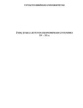 Žydų įtaka Lietuvos ekonominiam gyvenimui XV–XX amžiuje