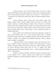 Argentinos, Brazilijos ir Čilės valstybių geopolitinės padėties lyginamoji analizė 4 puslapis