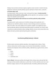 Asortimento politikos formavimas „Senukų" įmonėje 5 puslapis