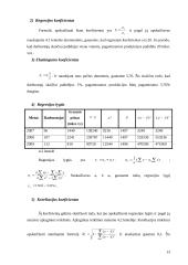 Įvairių statistinių metodų taikymas analizuojant įmonę ir kitus rodiklius 13 puslapis