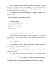 Įvairių statistinių metodų taikymas analizuojant įmonę ir kitus rodiklius 7 puslapis