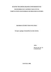 Bendroji žemės ūkio politika arba BŽŪP