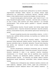 M. Foucault "Disciplinuoti ir bausti. Kalėjimo gimimas" 2 puslapis