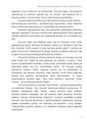 M. Foucault "Disciplinuoti ir bausti. Kalėjimo gimimas" 3 puslapis