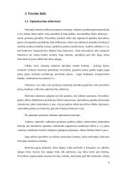 Optimizavimo uždavinių transporte sprendimas: Excel sistemos Solver programa 9 puslapis