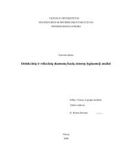 Dedukcinių ir reliacinių duomenų bazių sistemų lyginamoji analizė