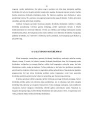 Dividendų politika 15 puslapis