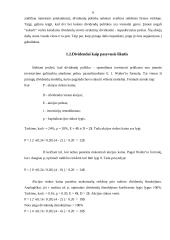 Dividendų politika 6 puslapis