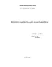 Elektrinių elektrinės dalys