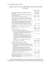 Elektronikos inžinerija ir vadyba: puslaidininkinių gaminių kompanija "Agilent Technologies" ir  tranzistorių gamintoja "Fairchi 5 puslapis